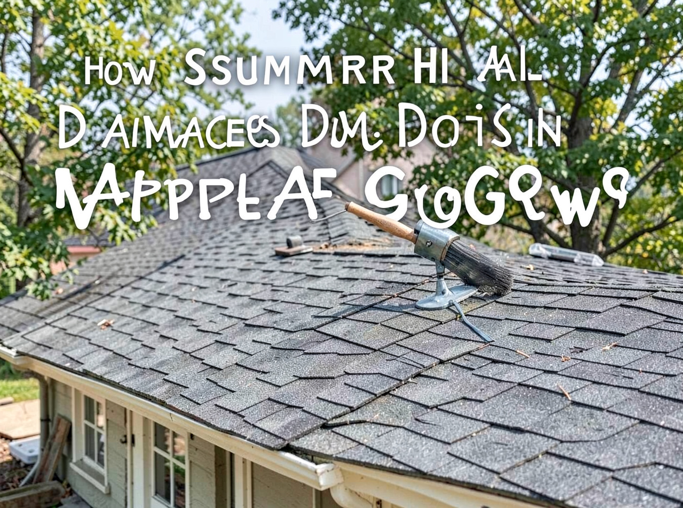 How Summer Hail Damages Roofs in Maple Grove
