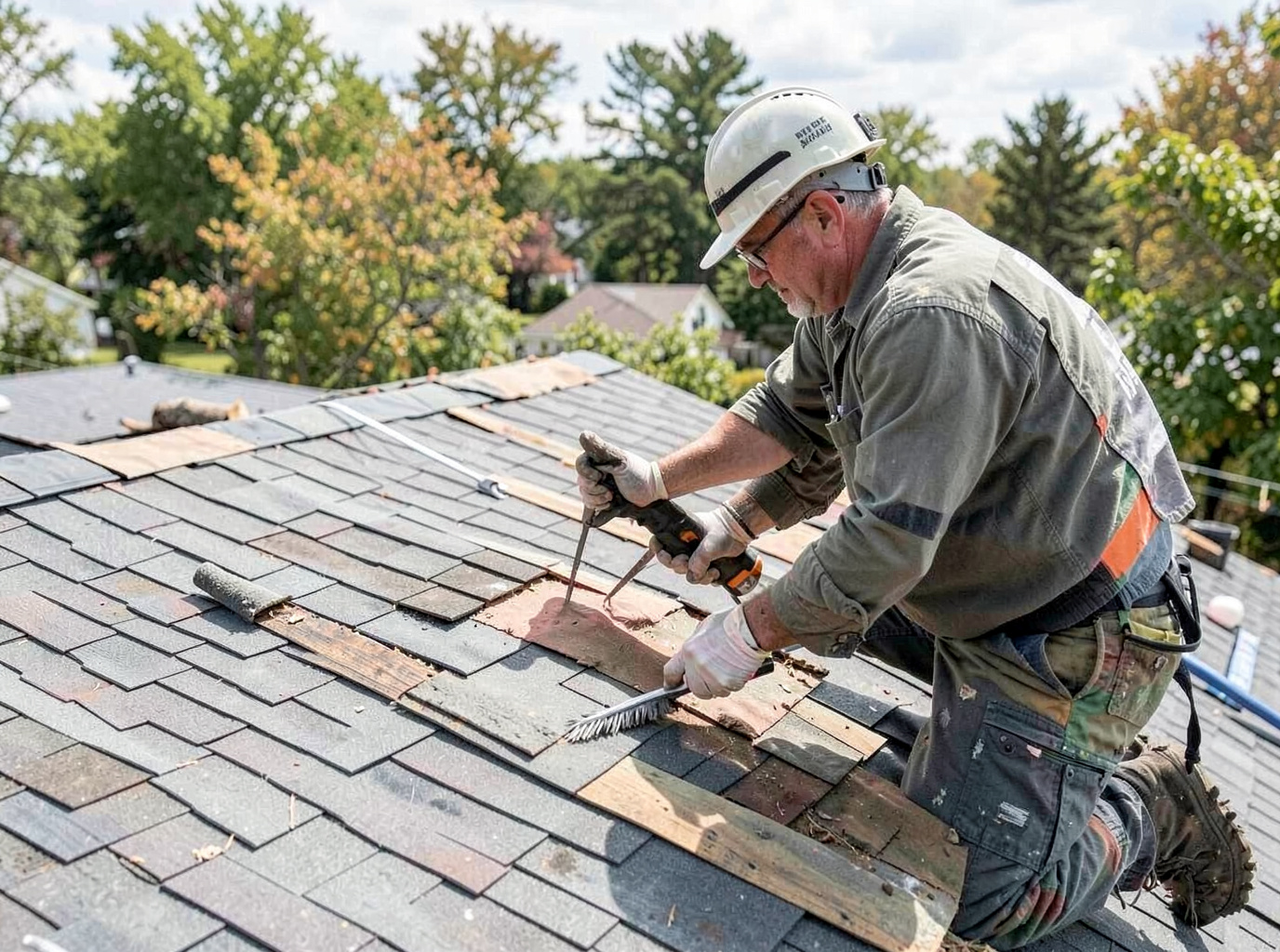 roof repair in Weaver Lake, MN